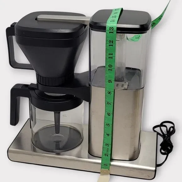 HOMOKUS Stainless Steel 12 Cup Programmable Drip Coffee Maker Machine with Timer